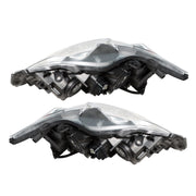 DURAFORCE Halogen Headlight Assembly Pair LH+RH for 2011-2017 Lexus CT200h