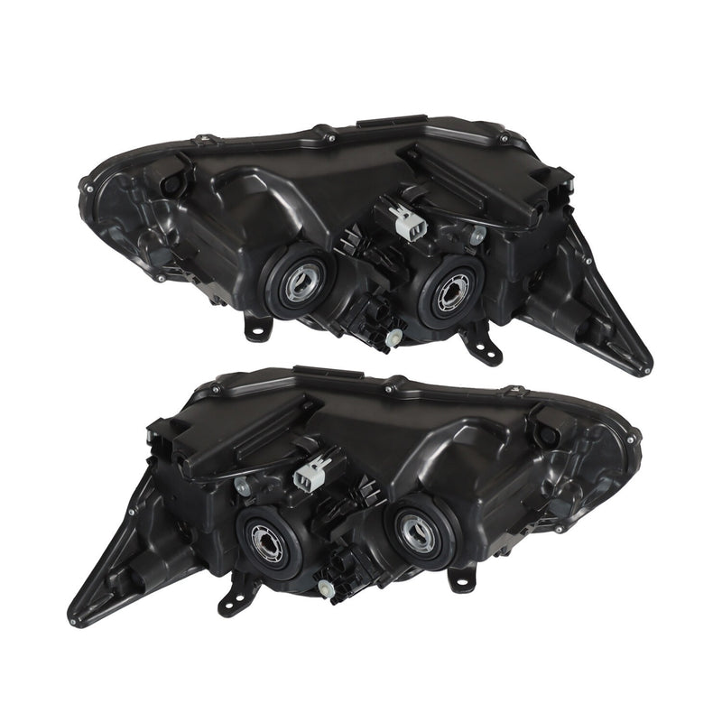 DURAFORCE Halogen Headlight Assembly Pair LH+RH for 2011-2017 Lexus CT200h