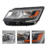 DURAFORCE Ford Explorer 2016-2018 Left Headlight Halogen LED DRL Black Side Replacement