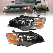 DURAFORCE Halogen Headlight Assembly Set 2005-2007 Subaru Legacy Left & Right Side