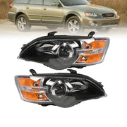 DURAFORCE Halogen Headlight Assembly Set 2005-2007 Subaru Legacy Left & Right Side