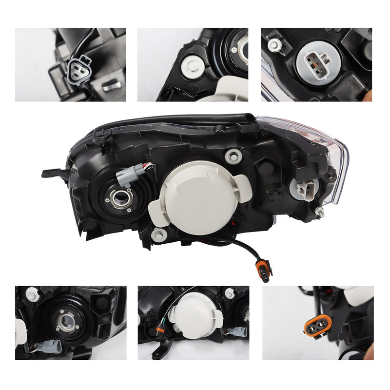 DURAFORCE Halogen Headlight Assembly Set 2005-2007 Subaru Legacy Left & Right Side