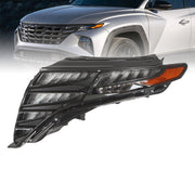 DURAFORCE LED DRL Headlight Black Driver Side for 2022-2023 Hyundai Tucson 92207CW010