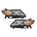 DURAFORCE 2014-2017 Honda Odyssey Halogen Black Headlight Set Left & Right Side