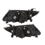 DURAFORCE 2014-2017 Honda Odyssey Halogen Black Headlight Set Left & Right Side