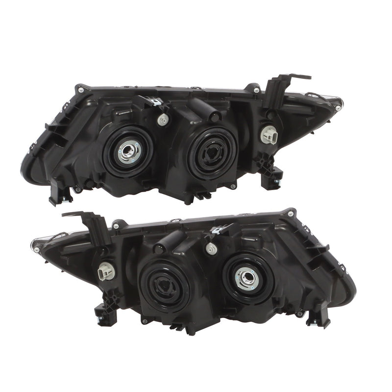 DURAFORCE 2014-2017 Honda Odyssey Halogen Black Headlight Set Left & Right Side