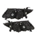 DURAFORCE 2014-2017 Honda Odyssey Halogen Black Headlight Set Left & Right Side