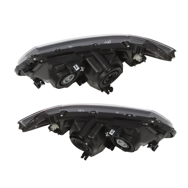 DURAFORCE 2014-2017 Honda Odyssey Halogen Black Headlight Set Left & Right Side