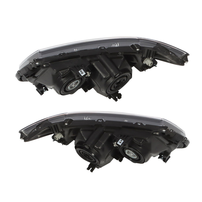 DURAFORCE 2014-2017 Honda Odyssey Halogen Black Headlight Set Left & Right Side