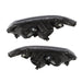 DURAFORCE 2014-2017 Honda Odyssey Halogen Black Headlight Set Left & Right Side