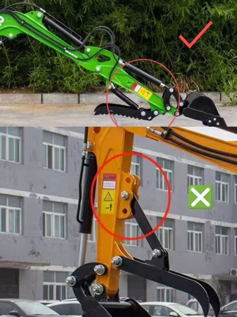 DURAFORCE Hydraulic Thumb Clip for Mini Excavators Small Digger Attachment