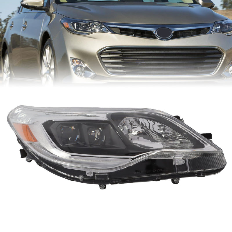 DURAFORCE Right Side Halogen Projector Headlamp for Toyota Avalon 2013-2015