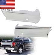 DURAFORCE Polished Chrome Rear Bumper Ends Left & Right for 2021-2023 Ford F-150