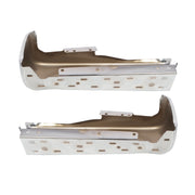 DURAFORCE Polished Chrome Rear Bumper Ends Left & Right for 2021-2023 Ford F-150