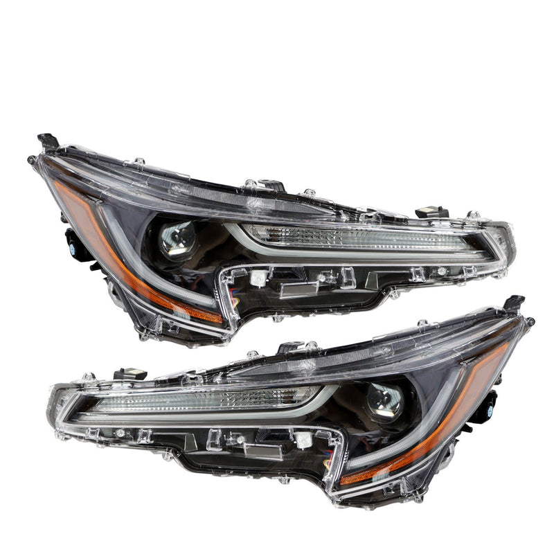 DURAFORCE LED Headlight for 2023-2024 Toyota Corolla L LE Left & Right Side Pair