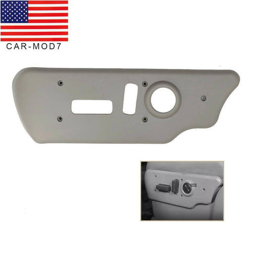 DURAFORCE Gray Left Seat Control Switch Bezel Cover for 03-06 Silverado Sierra 1500 3500