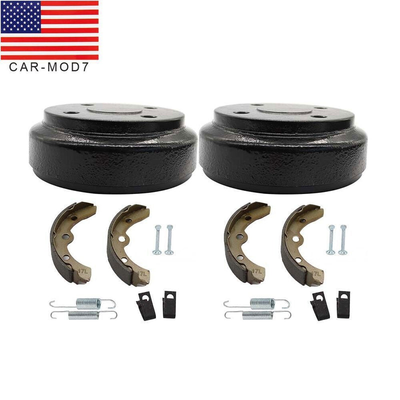DURAFORCE Golf Cart Brake Drum & Shoes Kit for Club Car DS 1995+ & Precedent 2004+