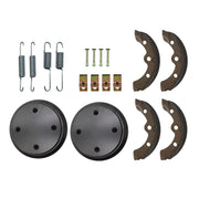 DURAFORCE Golf Cart Brake Drum & Shoes Kit for Club Car DS 1995+ & Precedent 2004+