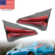 DURAFORCE Halogen Inner Tail Brake Lights Left & Right for 2016-2018 Toyota RAV4