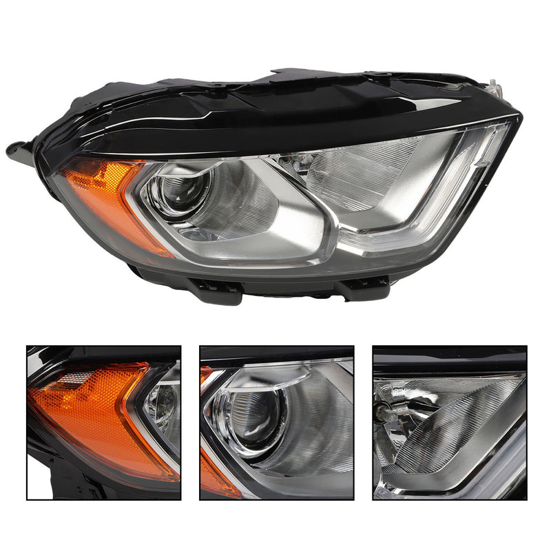 DURAFORCE LED DRL Headlight Passenger Side for 2018-2022 Ford EcoSport Halogen Bulbs