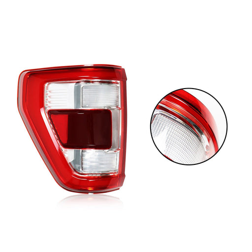 DURAFORCE Left Driver LED Tail Light w/ Blind Spot for Ford F-150 2021-2023 Taillamp