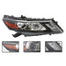 DURAFORCE Honda Accord Crosstour 2010-2012 Headlight Assembly Pair Replacement