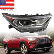 DURAFORCE LED Headlight Right Side for 2019-2021 Toyota RAV4 XLE Hybrid XSE
