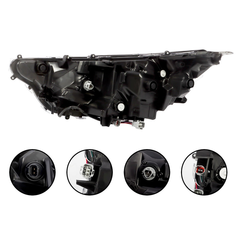 DURAFORCE LED Headlight Right Side for 2019-2021 Toyota RAV4 XLE Hybrid XSE