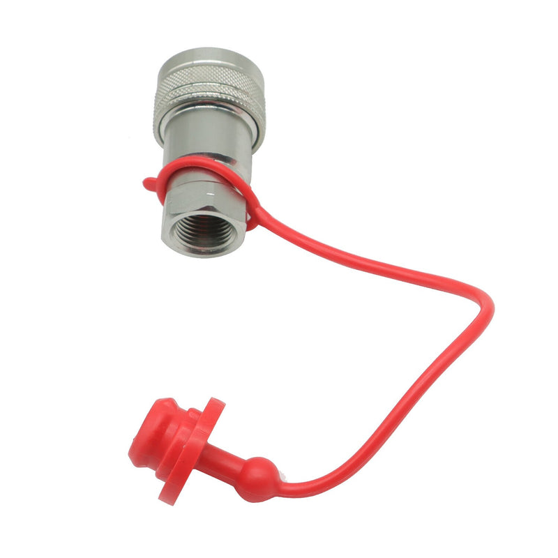 DURAFORCE Hydraulic Quick Connect Coupler 2 Sets 1/2" NPT Ball Pioneer Style