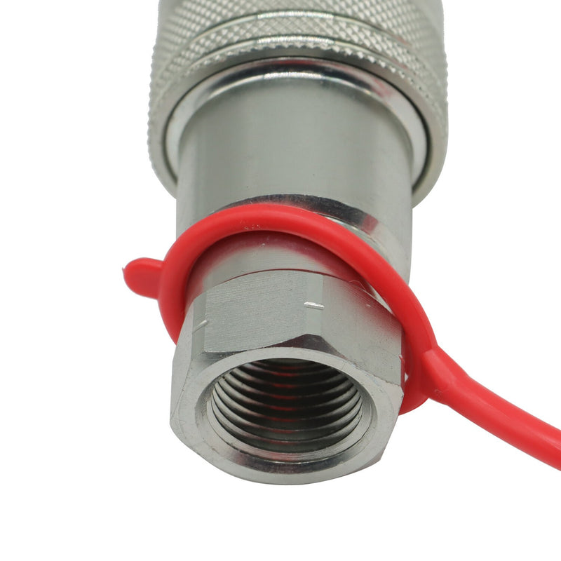 DURAFORCE Hydraulic Quick Connect Coupler 2 Sets 1/2" NPT Ball Pioneer Style