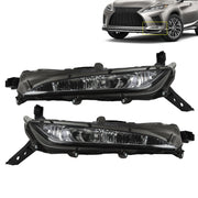 DURAFORCE LED DRL Fog Light Front Left & Right for 2020-2022 Lexus RX350 RX450h F Sport