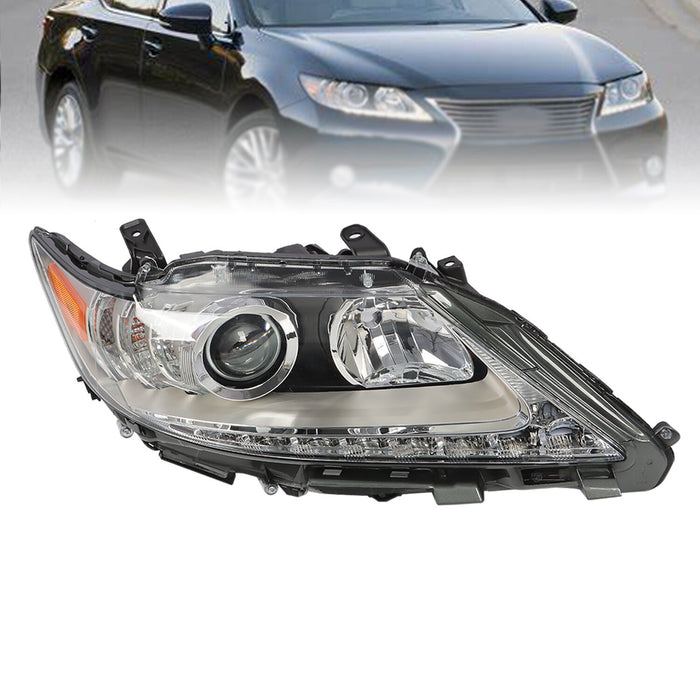 DURAFORCE 2013-2015 Lexus ES300H ES350 Right Passenger HID Xenon Chrome Headlight