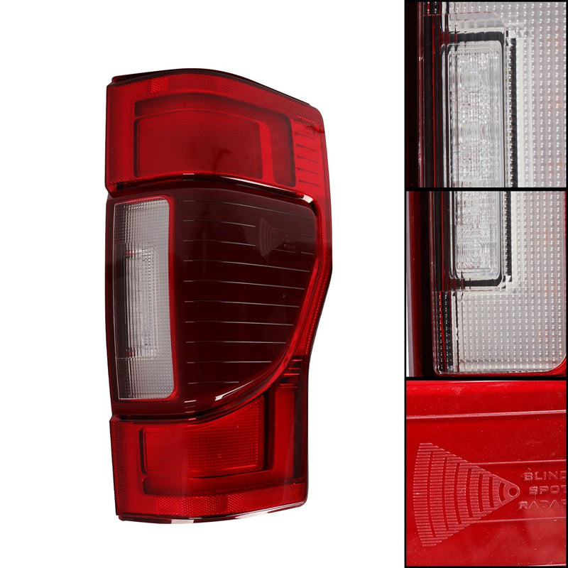 DURAFORCE LED Tail Light Lamp Left Driver Side Ford F250 F350 2020-2022 Blind Spot