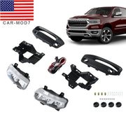 DURAFORCE LED Front Bumper Fog Light Bracket Set for Dodge Ram 2500 3500 2019-2023