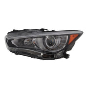 DURAFORCE LED Headlight Driver Side for Infiniti Q50 2014-2016 No AFS LED DRL