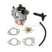 DURAFORCE GX390 Carburetor for Honda GX340 11HP 13HP with Fuel Line 16100-ZF6-V01