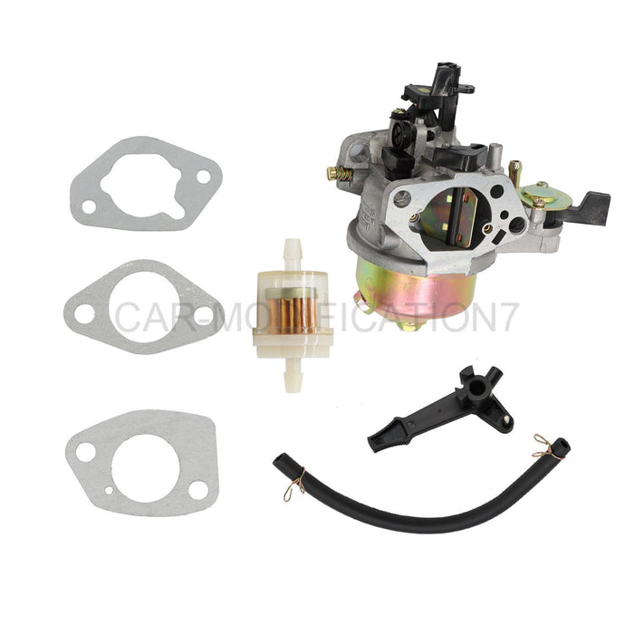 DURAFORCE GX390 Carburetor for Honda GX340 11HP 13HP with Fuel Line 16100-ZF6-V01