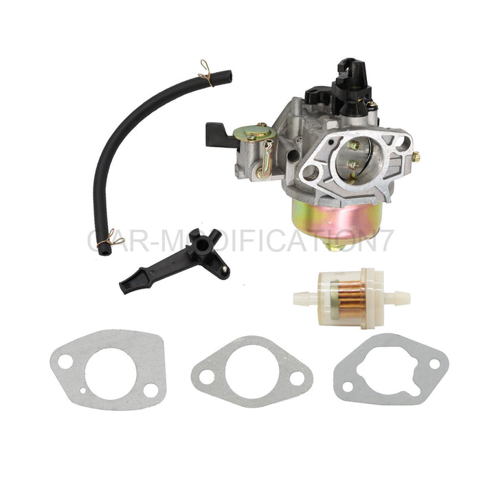 DURAFORCE GX390 Carburetor for Honda GX340 11HP 13HP with Fuel Line 16100-ZF6-V01