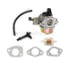 DURAFORCE GX390 Carburetor for Honda GX340 11HP 13HP with Fuel Line 16100-ZF6-V01