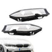 DURAFORCE BMW 3 Series G20 Headlight Lens Covers Left & Right 2019-2021 Fit