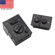 DURAFORCE Headlight & Fog Light Switch for 03-07 Chevy Silverado GMC Sierra Truck