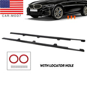 DURAFORCE Gloss Black Side Skirt Extension Lip for BMW G20 G28 M340i 2019-2024