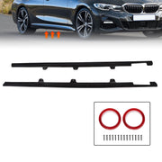 DURAFORCE Gloss Black Side Skirt Extension Lip for BMW G20 G28 M340i 2019-2024