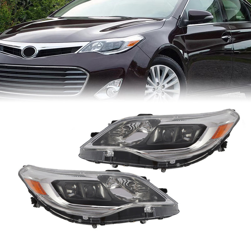 DURAFORCE Toyota Avalon 2013-2015 Headlights Pair Driver & Passenger Side Replacement