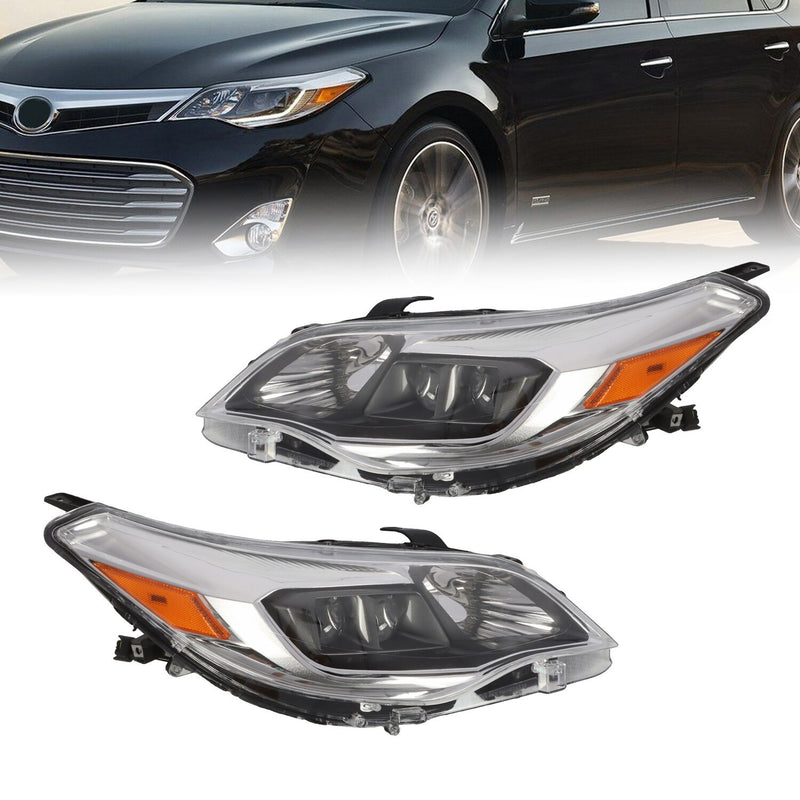DURAFORCE Toyota Avalon 2013-2015 Headlights Pair Driver & Passenger Side Replacement