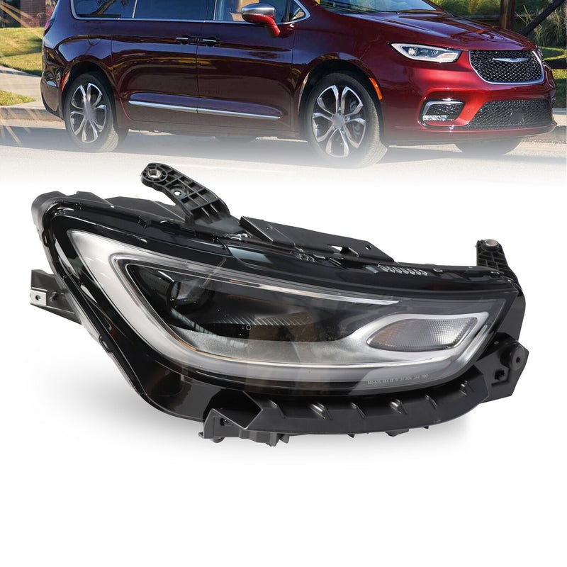 DURAFORCE LED Headlight Right Front Headlamp for Chrysler Pacifica 2021-2023 68428558AC