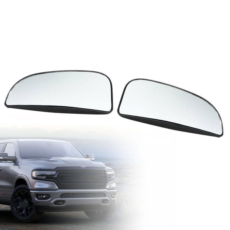DURAFORCE Left & Right Tow Mirror Spotter Lower Glass for Dodge Ram 1500 2500 3500 2010-20