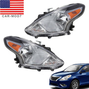 DURAFORCE 2015-2019 Nissan Versa Headlights Left Driver & Right Passenger Pair