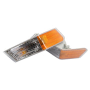 DURAFORCE L&R Front Turn Signal Lights for 07-17 Jeep Patriot Parking Lamp Set
