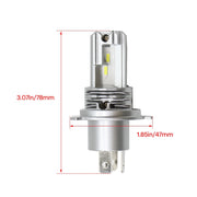 DURAFORCE H4 9003 LED Headlight Bulb 40000LM Super White High Low Beam Fog Lamp Kit